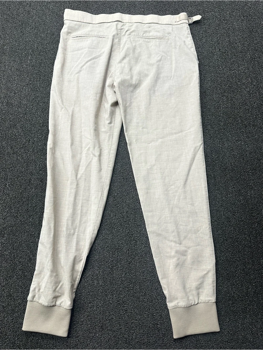 Greyson Rumson Jogger 34x30 Beige Side Tabs Wool Blend